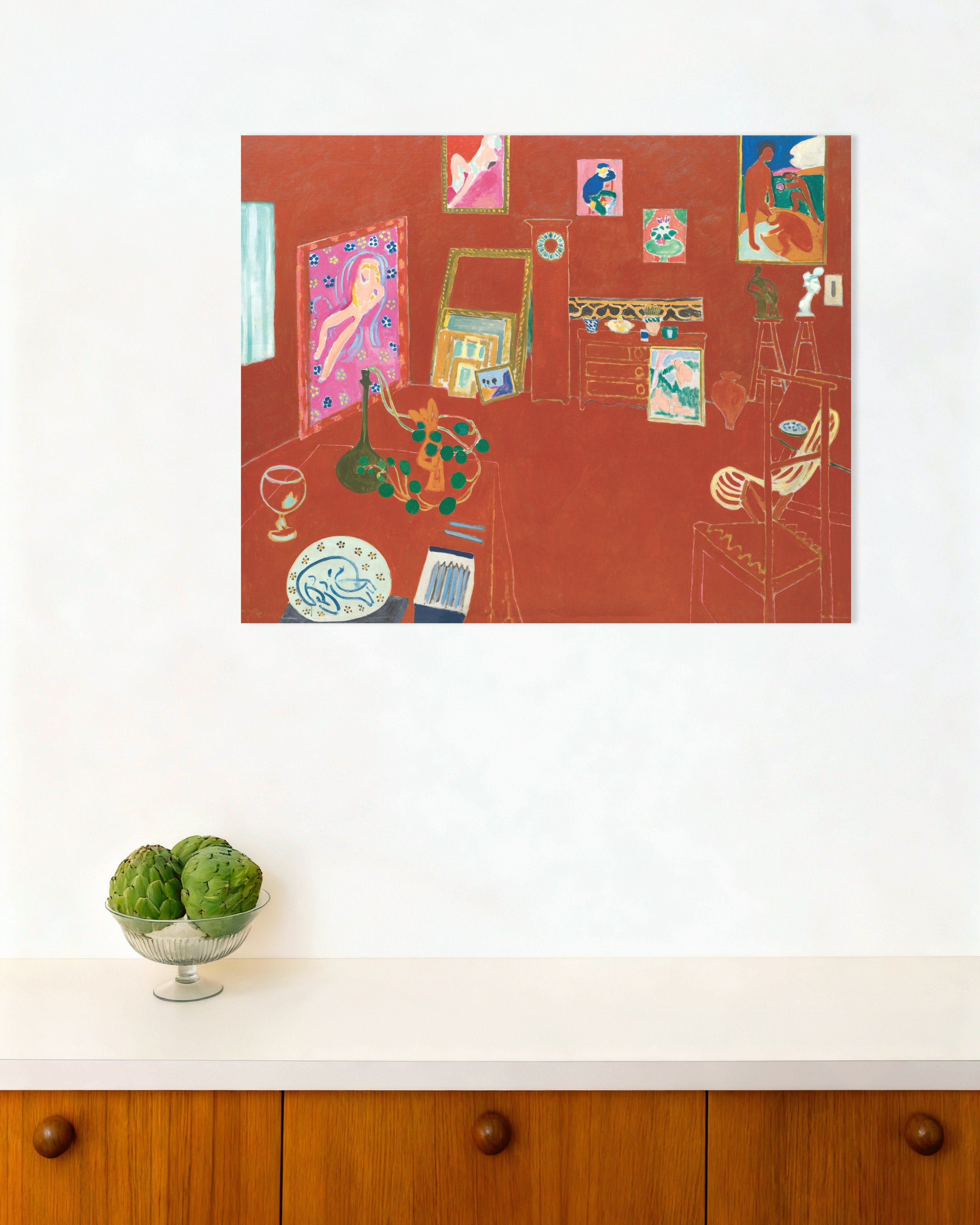 Poster of The red studio (1911) by Henri Matisse - Poster