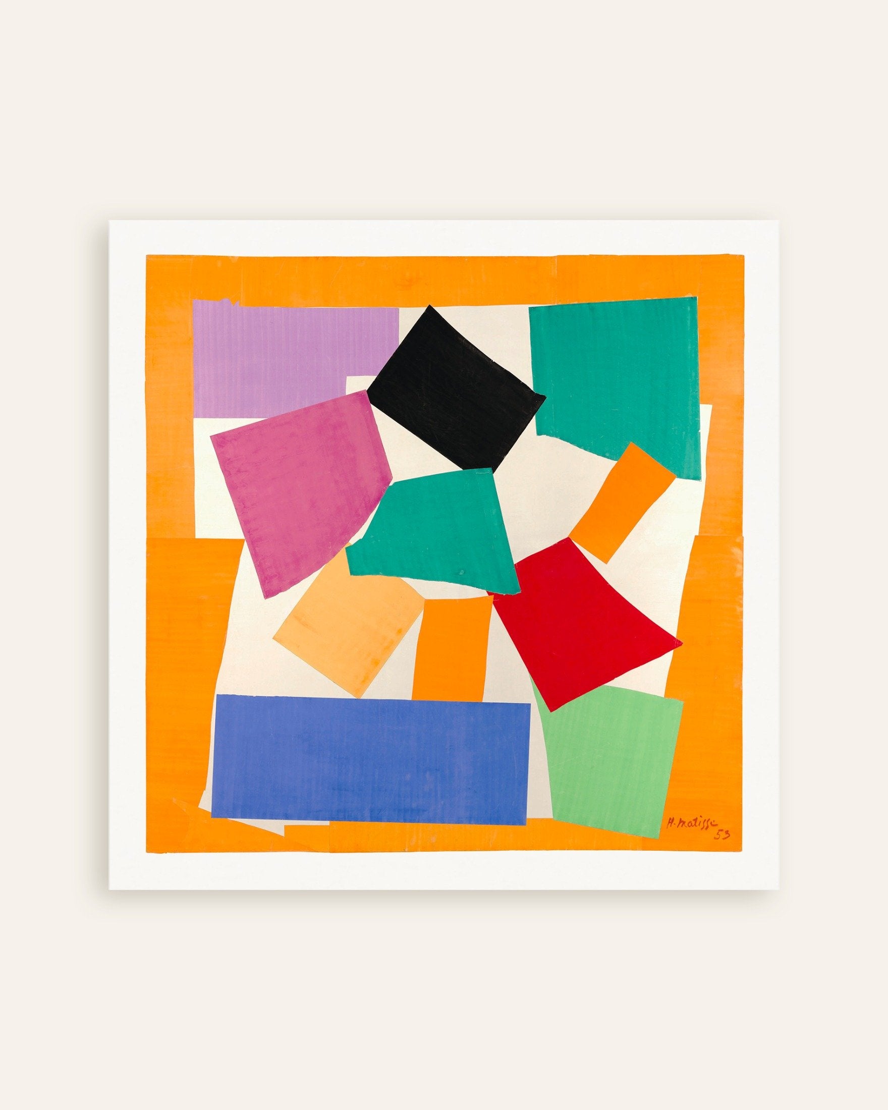 Poster of The snail (1953) by Henri Matisse - Poster, thumbnail