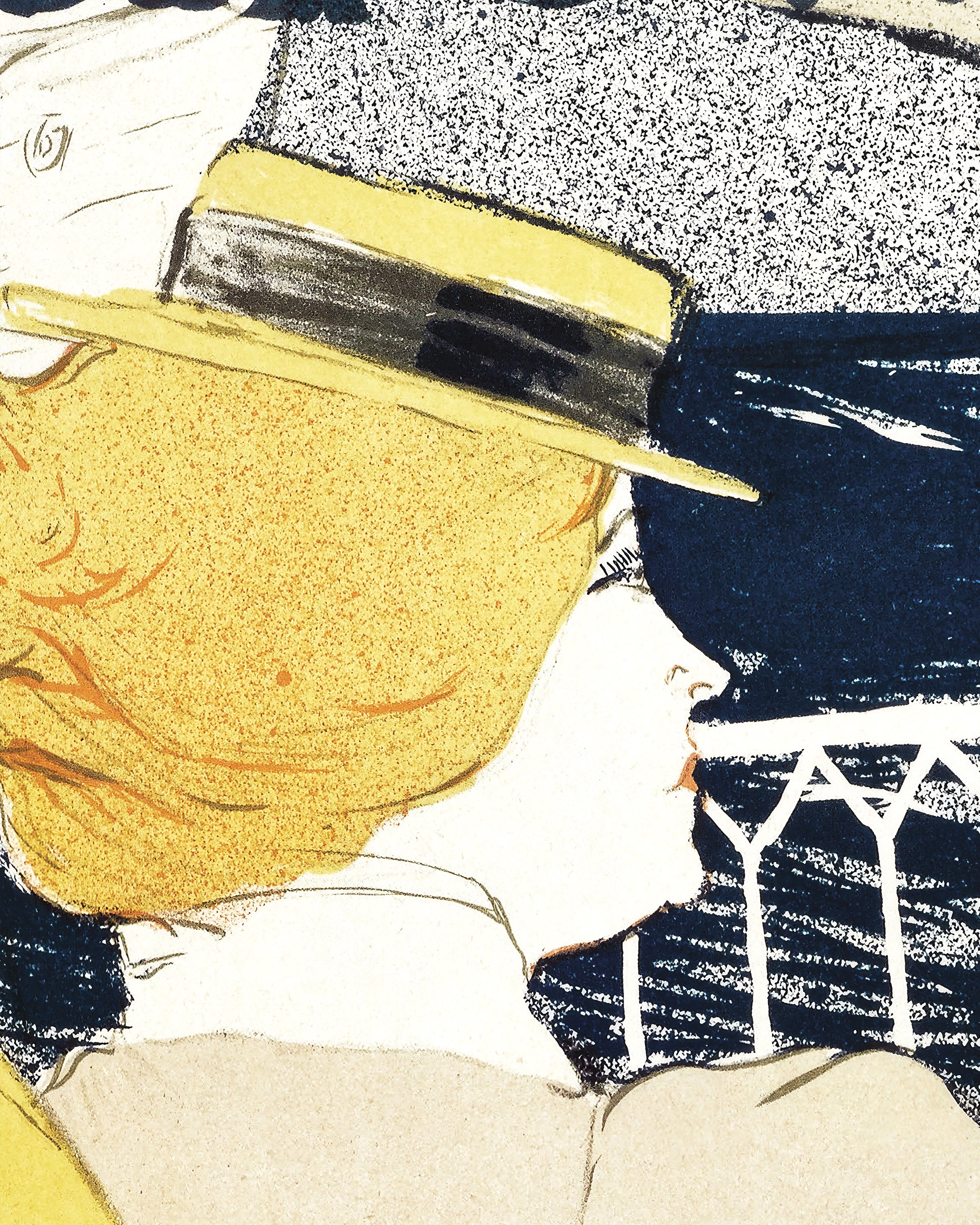 Salon des Cent, poster (1896) door Henri de Toulouse-Lautrec