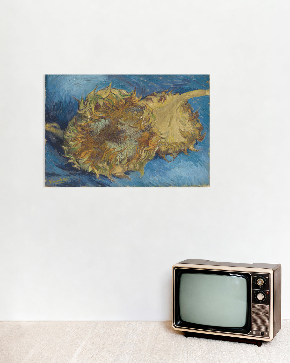 Poster de Deux tournesols coupés (1887), de Vincent van Gogh