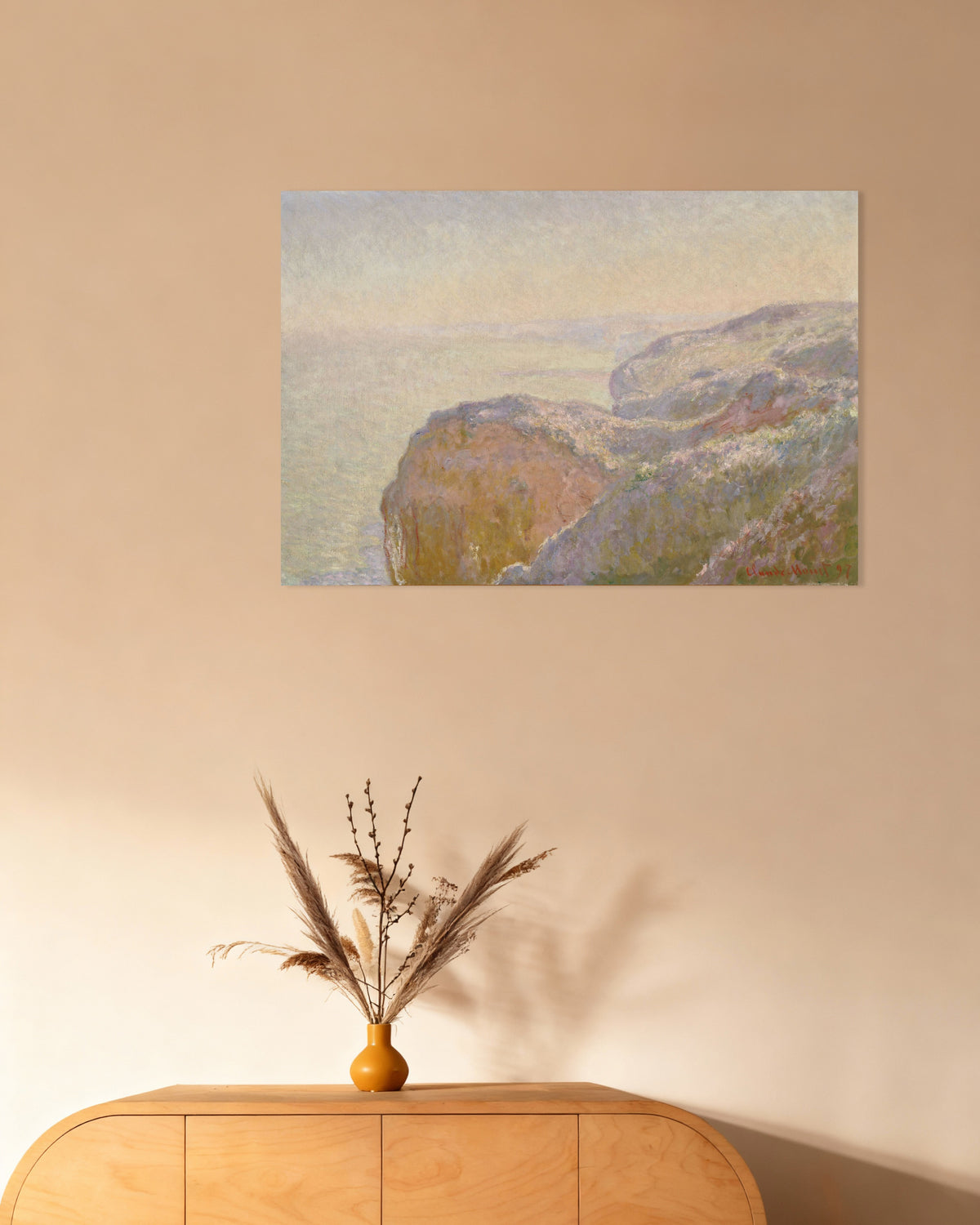 Affiche Val-Saint-Nicolas, près de Dieppe, matin (1897) de Claude Monet