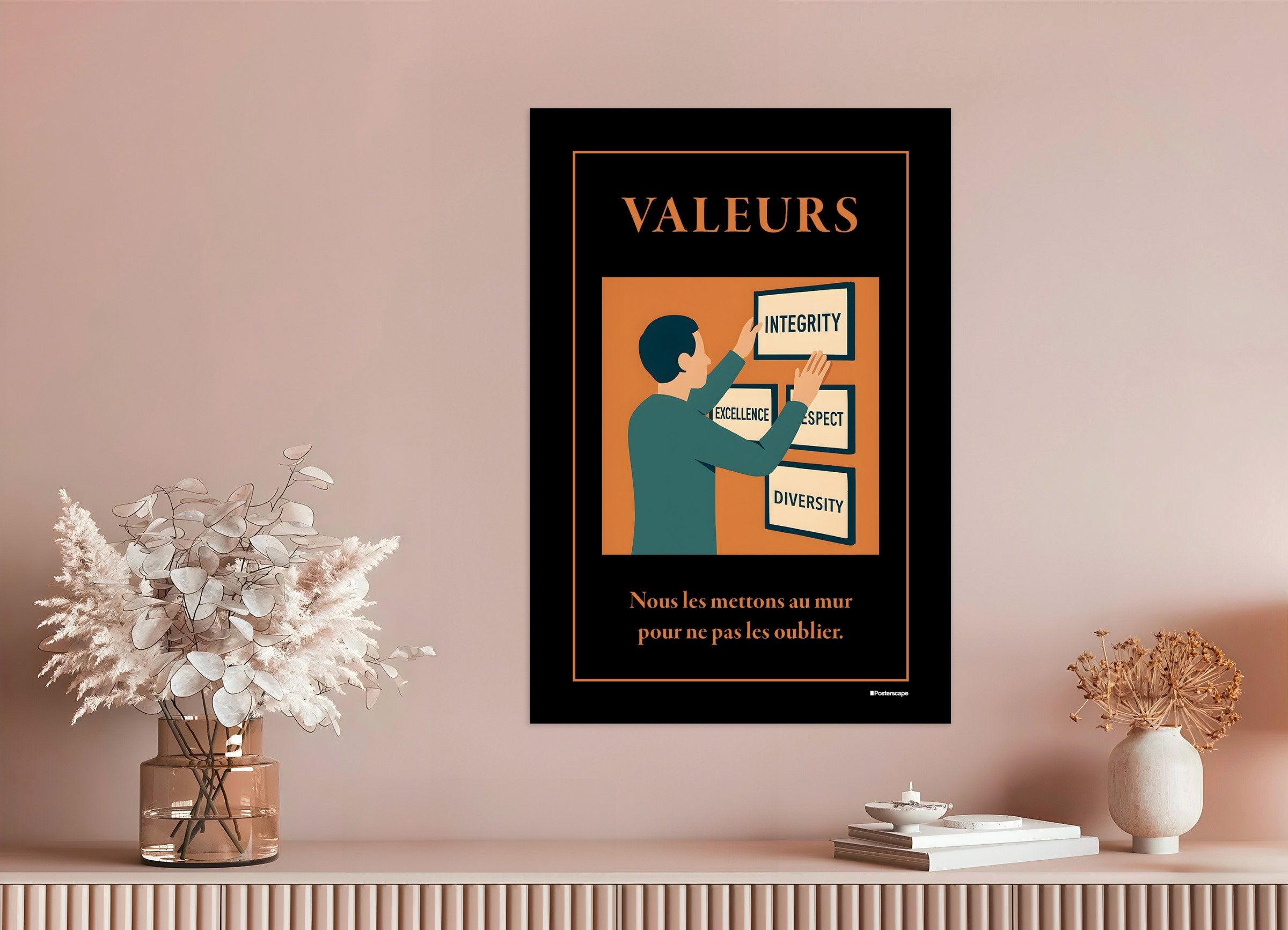 Poster of Values - Demotivational Poster