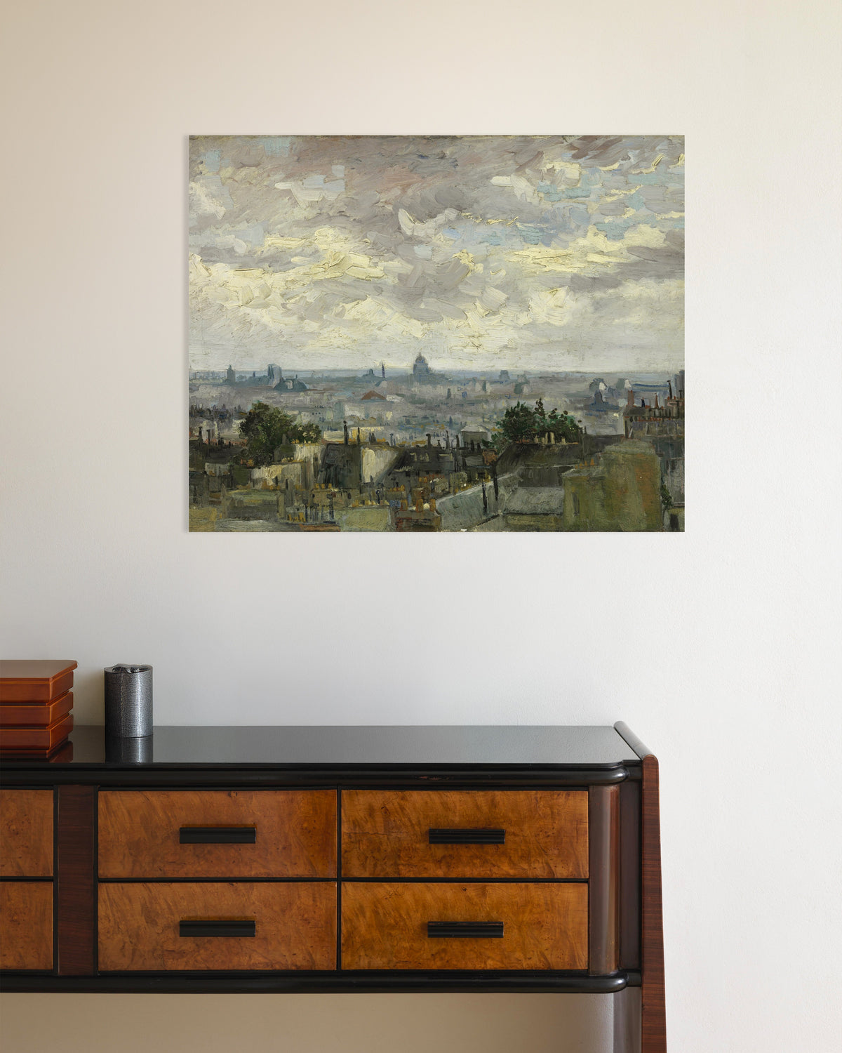 Poster Vue de Paris (1886) de Vincent van Gogh
