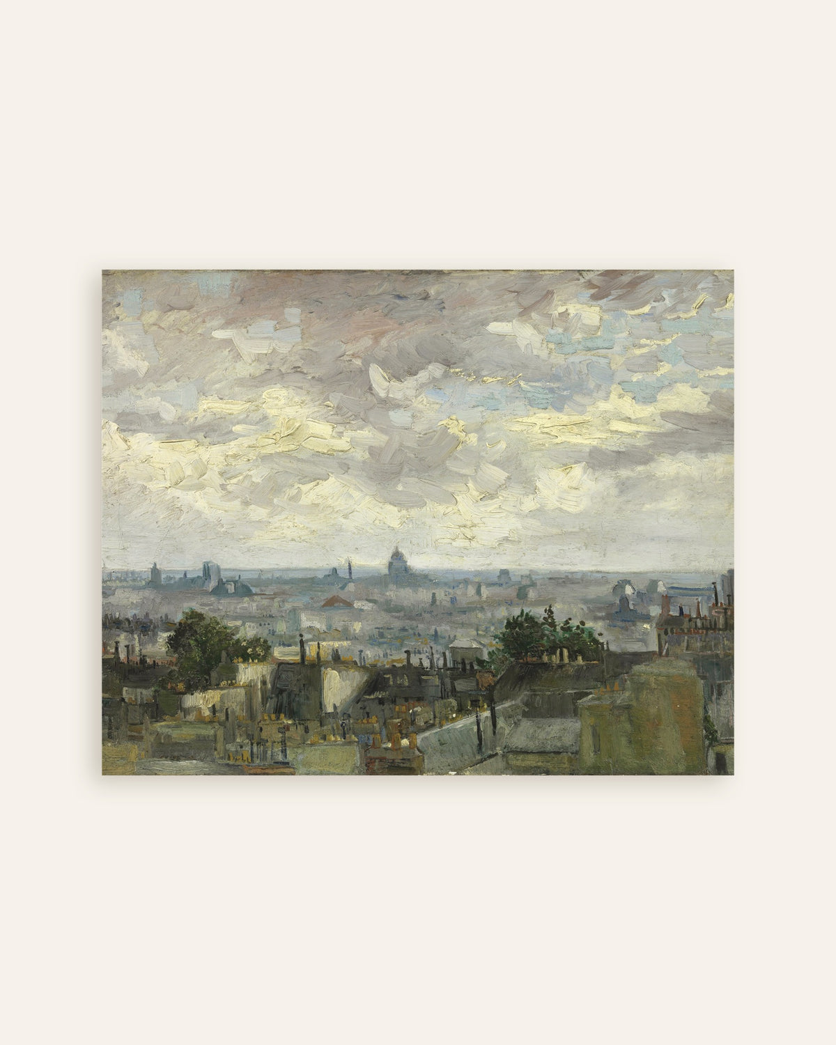 Poster Vue de Paris (1886) de Vincent van Gogh, vignette