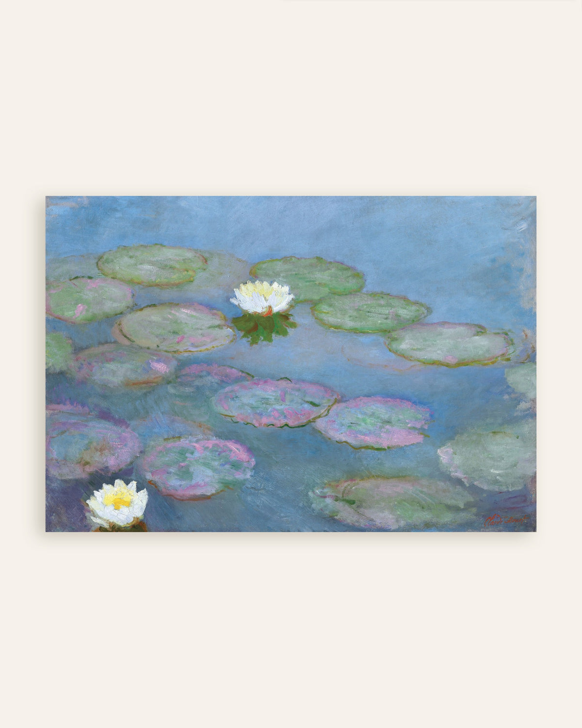 Affiche Nymphéas (vers 1897–1899) de Claude Monet, miniature
