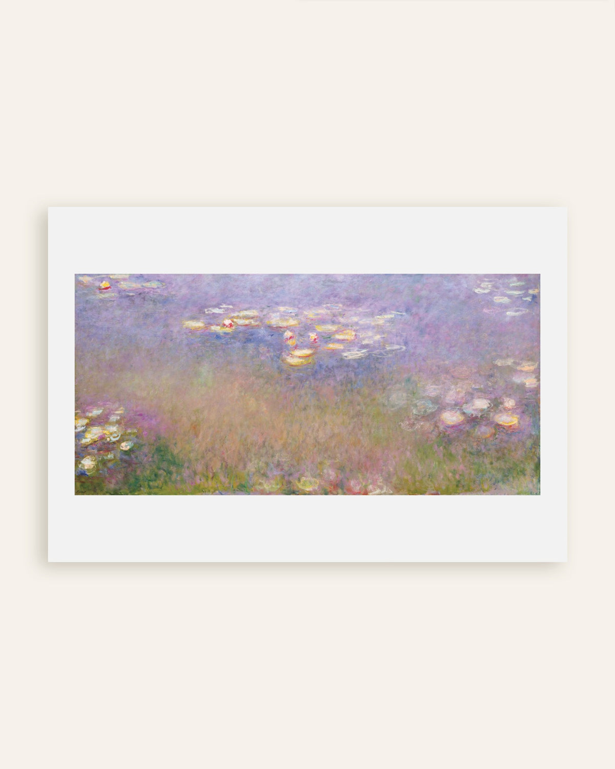 Poster Waterlelies (ca. 1915–1926) van Claude Monet, miniatuur